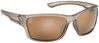 Fox Avius Wraps Sunglasses Trans Khaki Frame Brown Mirror Lens
